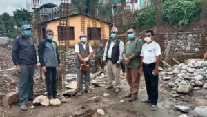 जिसस बागलुङको टोलीद्धारा बडिगाडका विभिन्न आयोजनाहरुको अनुगमन