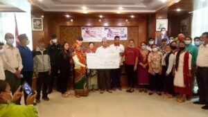 सन् नेपाल लाइफ इन्स्योरेन्स कम्पनी द्धारा १० लाख मृत्यु दाबी रकम भुक्तानी