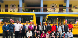 गलकोटका दुई सामुदायिक विद्यालयद्वारा बस सेवा सञ्चालनमा
