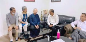 जसपा संघीय परिषद अध्यक्ष भट्टराईसँग विप्लवको भेटवार्ता