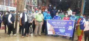 बुर्तिबाङ सहित बाग्लुङ जिल्लाभर तपाईको मास्क खोइ अभियान