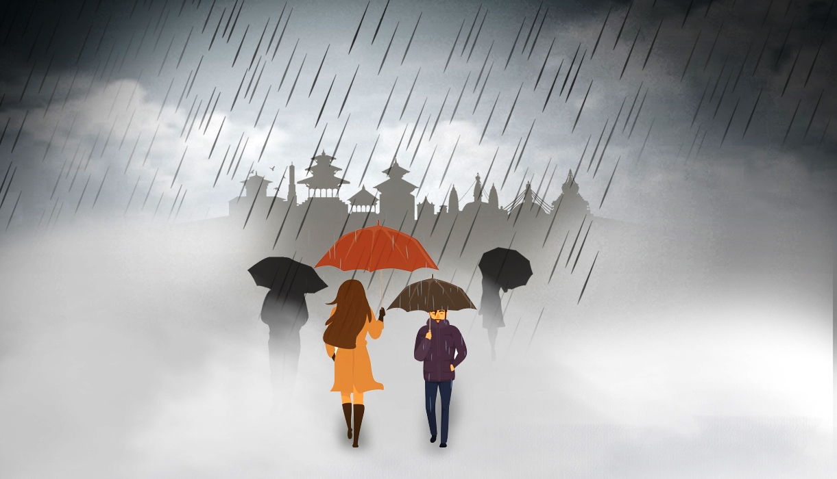 आज पश्चिमी क्षेत्रका एक/दुई ठाउँमा ठूलो वर्षाको सम्भावना