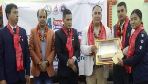 बाग्लुङकी बसन्ति र भिम बहादुरलाई नेपाल आईटिएफको उत्कृष्ट खेलाडीको अवार्ड