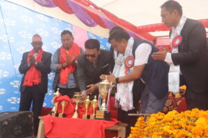 कार्यक्रममा प्रमुख अतिथि भए, बोल्न मानेनन खेलकुद मन्त्री मनाँङ्गे
