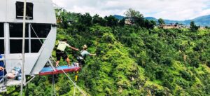साहसिक पर्यटकको रोजाईमा कालिगण्डकीमा बन्जी र स्विङ