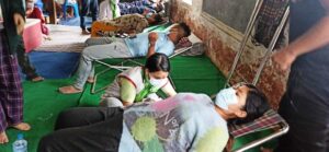 पश्चिम बागलुङको बडिगाडमा पहिलो पटक रक्तदान, ६३ युनिट रगत संकलन