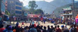 बुर्तिबाङमा कोजाग्रत पुर्णिमा मेला जारीः आजबाट पुरुष महिला भलिवलको सेमिफाईनल खेल हुने
