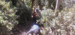 मध्यपहाडी  लोकमार्गको बाग्लुङ–घोडाबाँधे खण्डमा बोलेरो जिप दुर्घटना