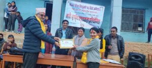लैंगिक हिंसा बिरुद्धको १६ दिने अभियान अन्तरगत बुर्तिबाङमा मा.वि स्तरीय बत्तृत्वकला प्रतियोगिता
