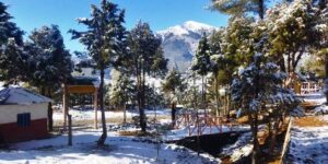 बागलुङको ढोरपाटन शिकार आरक्ष क्षेत्रमा हिमपात (फाेटाे सहित)