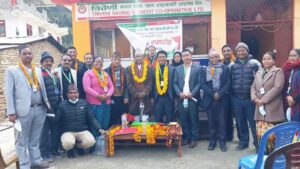 त्रिवेणी वचत तथा ऋण सहकारी संस्थाको निसीखोला सेवा केन्द्र उद्घाटन