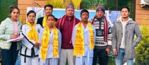 ढोरपाटन आइटिएफ तेक्वान्डो एकेडेमीको  बुर्तिबाङमा वेल्ट-टेस्ट एवंम ग्रेडिङ