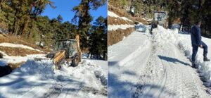 हिउँले अवरुद्ध बनेको बागलुङ निसीखोलाको सिप–पूर्वी रुकुम सडक खण्ड खुल्यो