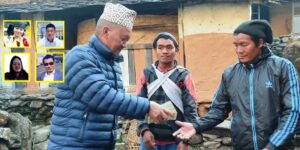 ब्रेन ट्यूमर पीडित मदन फगामीलाई प्रवासी नेपालीले गरे ४ लाख ७० हजार आर्थिक सहयोग