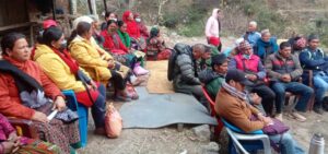 नेकपा (माओवादी केन्द्र) ढोरपाटन नगरको चुनावी अभियान अन्तरगत ढोरपाटन ५ को दोस्रो बैठक