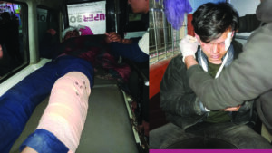 बागलुङको बडिगाडमा मोटरसाइकल दुर्घटना हुँदा गम्भिर घाइते २ जनाको पाल्पामा उपचार हुदैँ