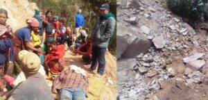 बडिगाडमा मोटरबाटो खन्ने क्रममा सुख्खा पहिरोमा परि एक जनाको मृत्यु, दुई जना घाइते !