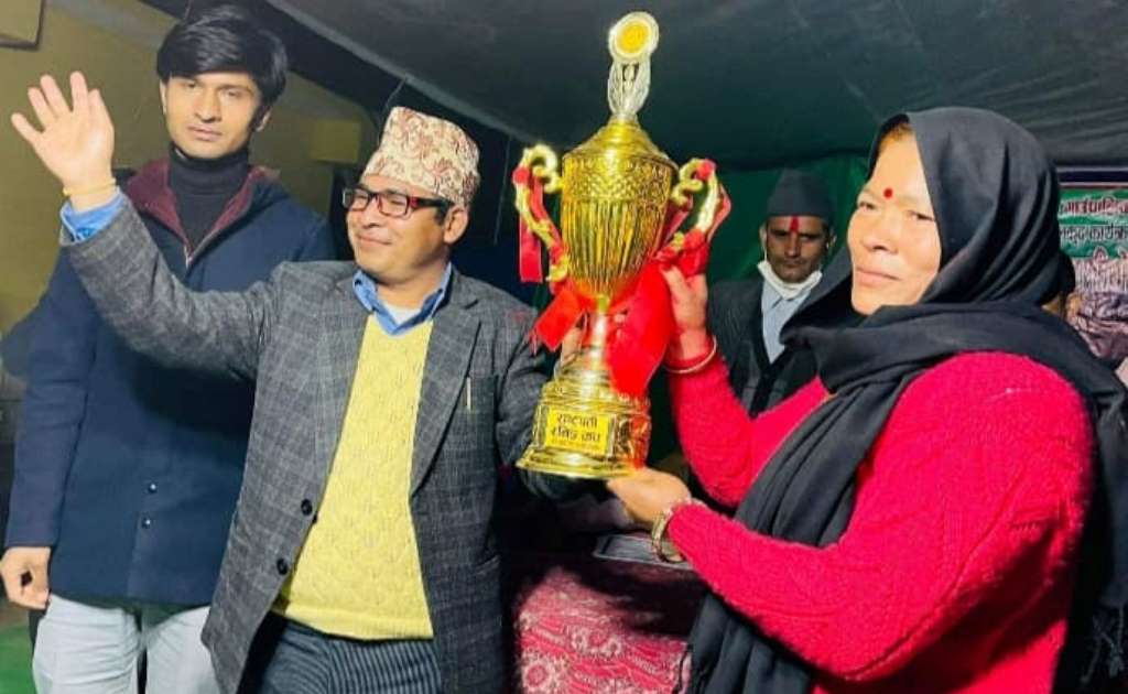 तमानखोलामा राष्ट्रपति रनिङ शिल्ड प्रतियोगीताको उपाधि शान्ति मा.वि खुखांनीलाई