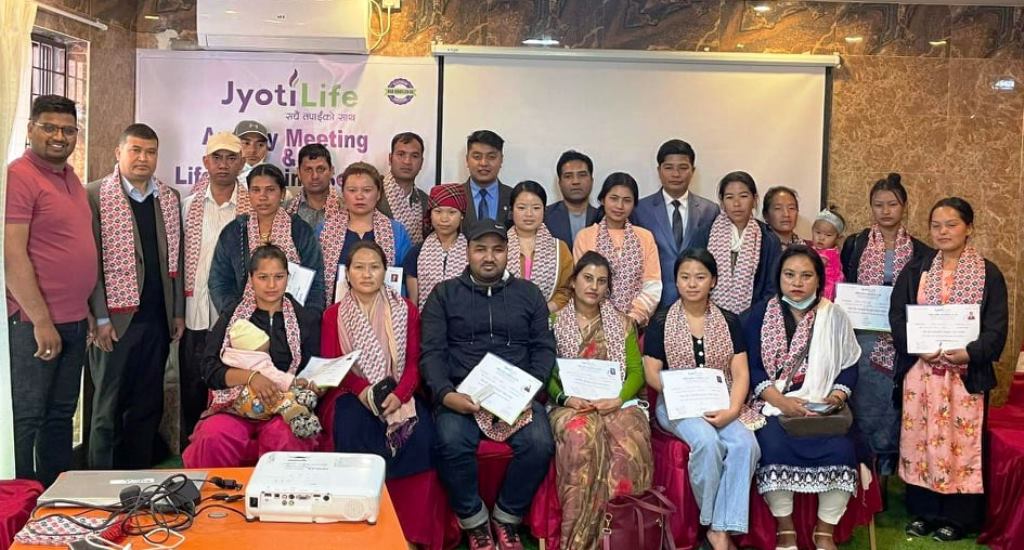 ज्योति लाईफ इन्स्योरेन्स बुर्तिबाङ शाखा द्धारा अभिकर्ता सम्मान तथा प्रोत्सान कार्यक्रम
