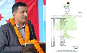काँग्रेसको स्थानीय तह निर्वाचन घोषणापत्र तयारी समितिमा बागलुङका प्रताप पौडेल