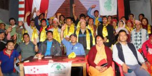 बागलुङ बडिगाडमा एमालेमा पहिरो ७६ जना पार्टी परित्याग गरि काँग्रेसमा प्रवेश