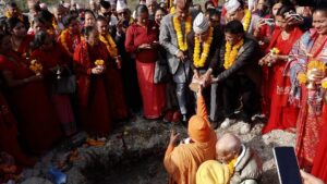 दोबिल्लाघाटमा १०८ धारासहितको शिव मन्दीरको शिलन्यास