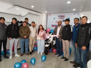 सिजी नेटबाट स्कुटर जित्न सफल भइन लामाचौरकि रितु