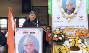 स्व. गुरुङको आदर्श र योगदानलाई पछिल्लो पुस्ताले अनुसरण गर्नुपर्छ ः मन्त्री थापा