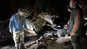 स्याङ्जामा ट्याक्टर दुर्घटना हुदा एक जनाको मृत्यु,तीन जना घाइते