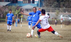 पोखराको टुंडिखेलमा अन्तर्राष्ट्रिय भेट्रान्स ‘एट ए साइड फुटबल’ :आज ६ खेल सम्पन्न
