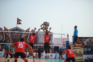 टाइगर कप भलिबलः पुलिस आर्मीसँग पराजित