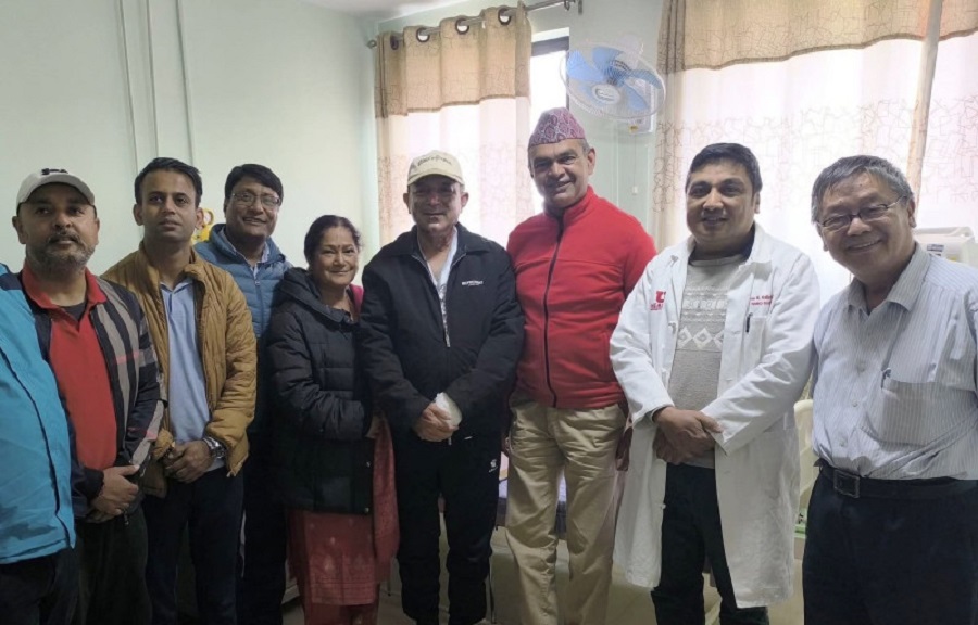 पोखराका मेयर आचार्य अस्पतालबाट डिस्चार्ज