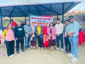पोखरा नवलपुर सम्पर्क समाजले ग¥यो बनभोज कार्यक्रम ।।