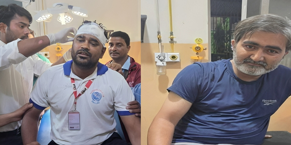 वीरगञ्जमा समाचार सङकलन गर्ने क्रममा तीन पत्रकार घाइते
