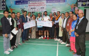 अन्तर सामुदायिक ब्याडमिन्टन प्रतियोगितामा सामुदायिक बगर प्रथम