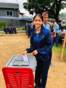शिशु निकेतनमा लोकतान्त्रिक अभ्यास