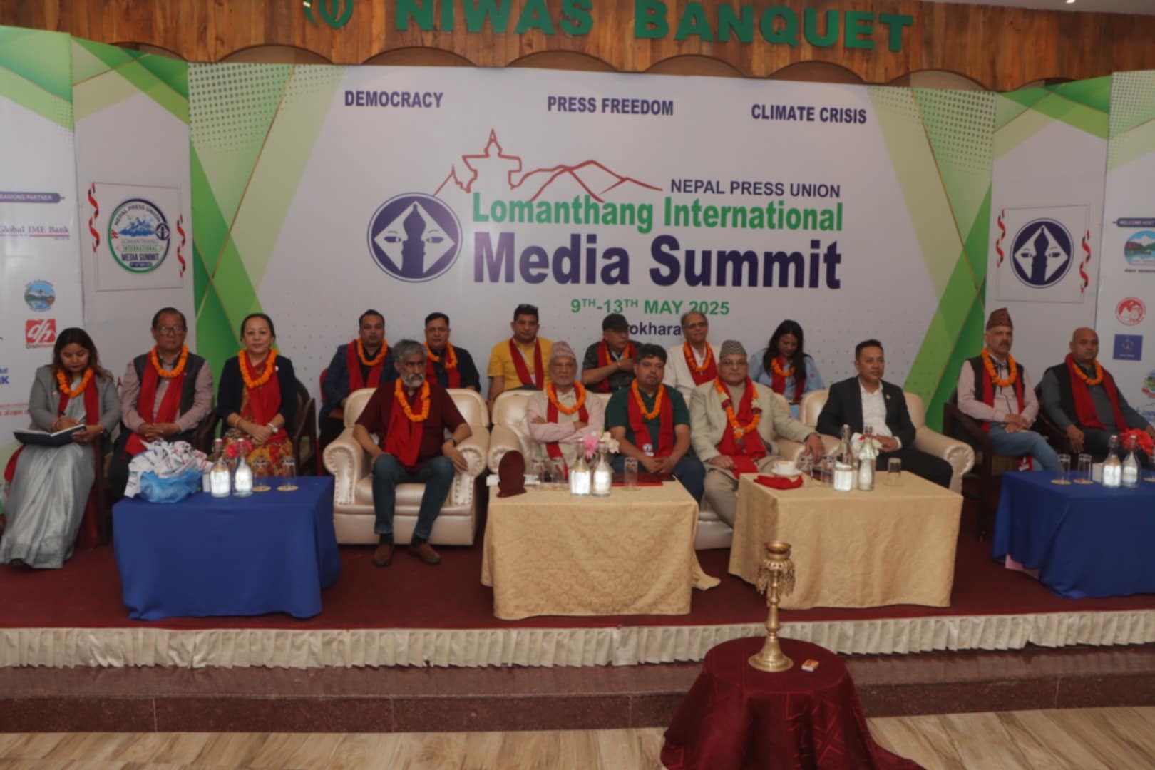 लोमान्थाङ अन्तर्राष्ट्रिय मिडिया समिटको पोखरा सेसन,जलवायु परिवर्तन र प्रेस स्वतन्त्रताको चिन्ता