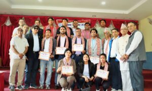 लेखनाथ पत्रकार मञ्चमा पौडेलको अध्यक्षतामा नयाँ कार्यसमिति सर्वसम्मत