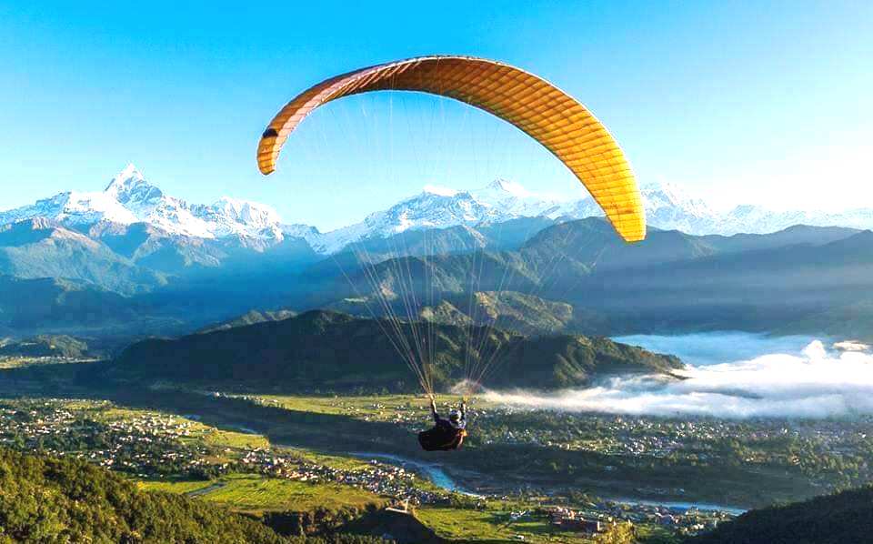 पोखराको  प्याराग्लाइडिङ पहिलाकै  स्थान बाट नै हुने