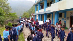 स्याङ्जाको भीरकोटमा उठ्यो बालश्रम अन्त्यको नारा