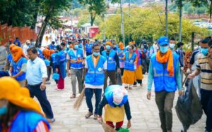 पशुपति क्षेत्रमा मानव सेवा फाउण्डेसनसहित दर्जनौं संघसस्थाको पहलमा वृहत सरसफाई कार्यक्रम सम्पन्न