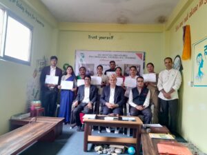 नौ जनाले पुरा गरे मनोसामाजिक मनोविमर्शको ६ महिने तालिम