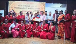 आधिखोला एक्स्प्रेसद्वारा आयोजित तिज गित प्रतियोगिताको उपाधी एकता बुहारी समूह कोल्मालाई, एकल नृत्यमा कन्चन बनिन प्रथम