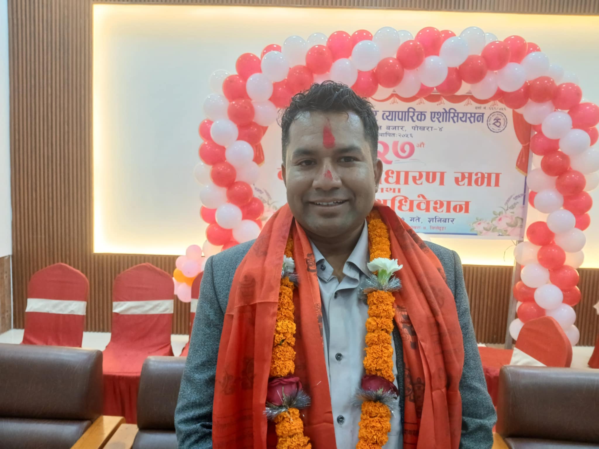 पोखराको बुद्ध विशाल बजार व्यापारिक एसोसिएसनको अध्यक्षमा बुद्धिबहादुर कुँवर