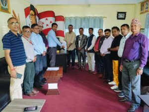 प्याब्सन स्याङ्जाले बुझायो सासद थापा मार्फत शिक्षा मन्त्रालयलाई ज्ञापनपत्र