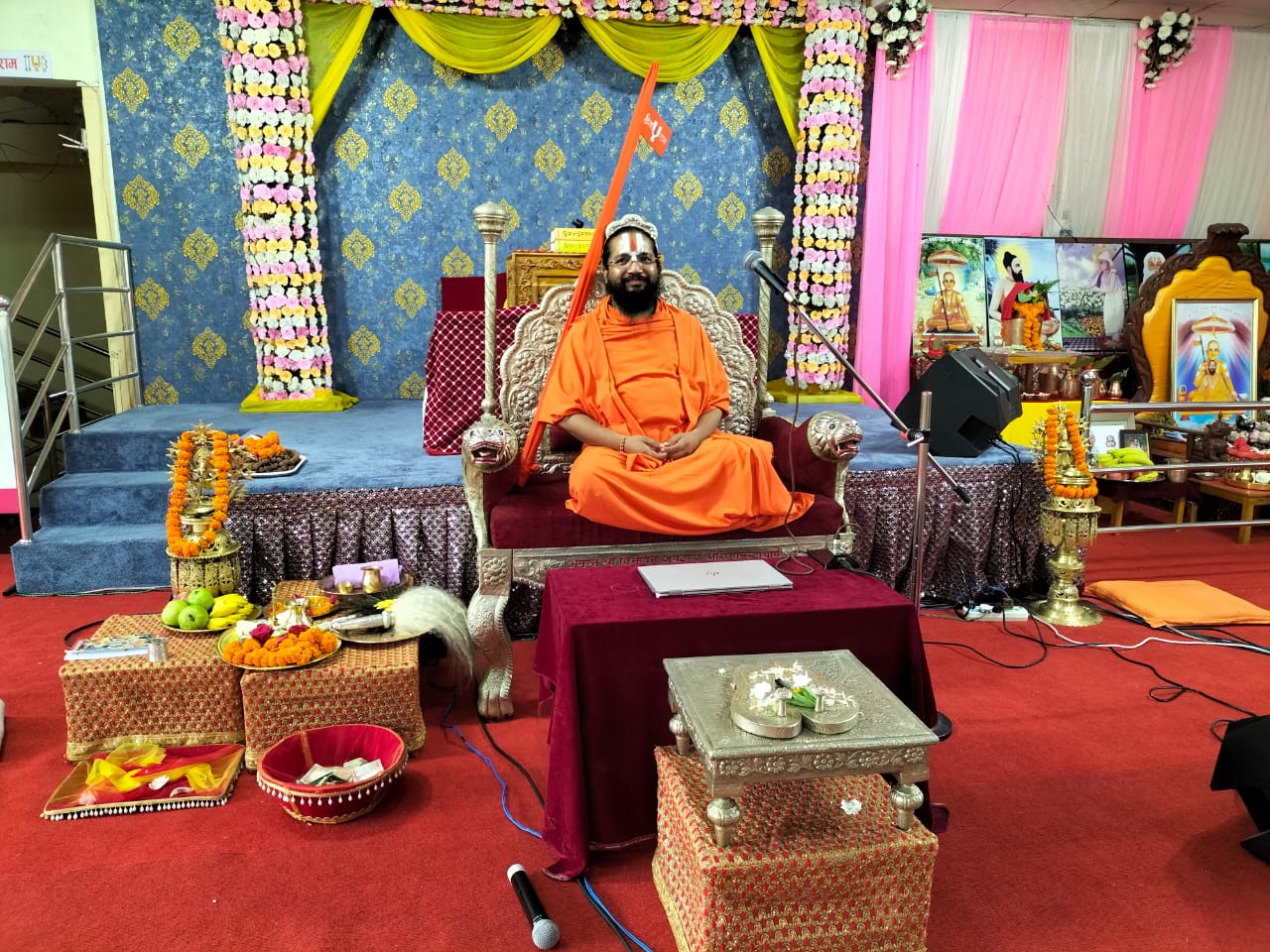 पोखराको महायोगी सिद्ध वावा आध्यात्मिक प्रतिष्ठान नारायणस्थानमा चतुर्मास व्रत अनुष्ठान जारी