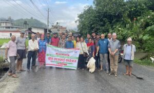 पामे सहकारीले साधारणसभाको अवसरमा सरसफाइ र आश्रमलाई सहयोग