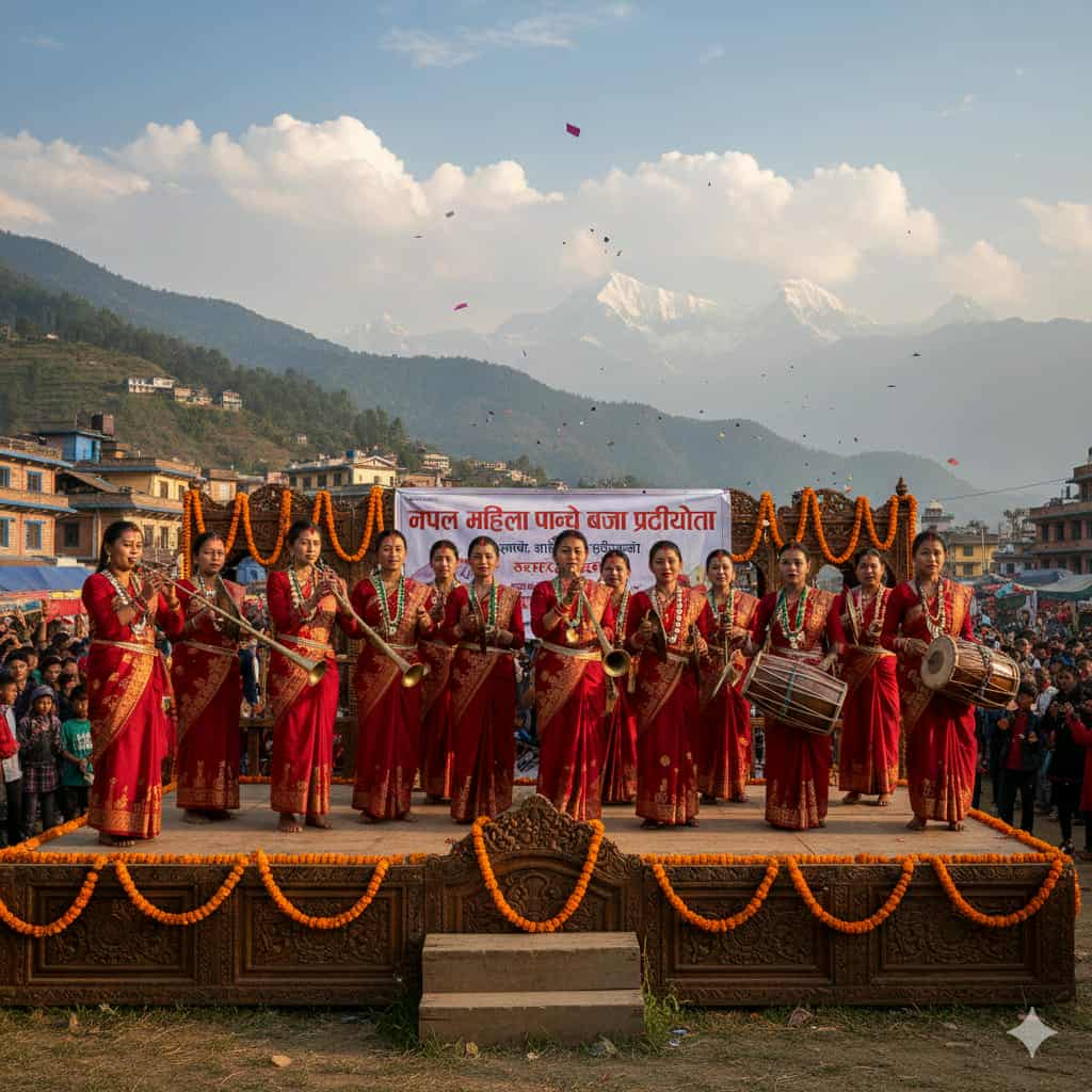 स्याङ्जामा महिला समूहको पञ्चेबाजा प्रतियोगीता हुने, मौलिक संस्कृति जगेर्ना र महिला आवाज तथा अधिकार स्थापनामा टेवा पुग्ने विश्वास