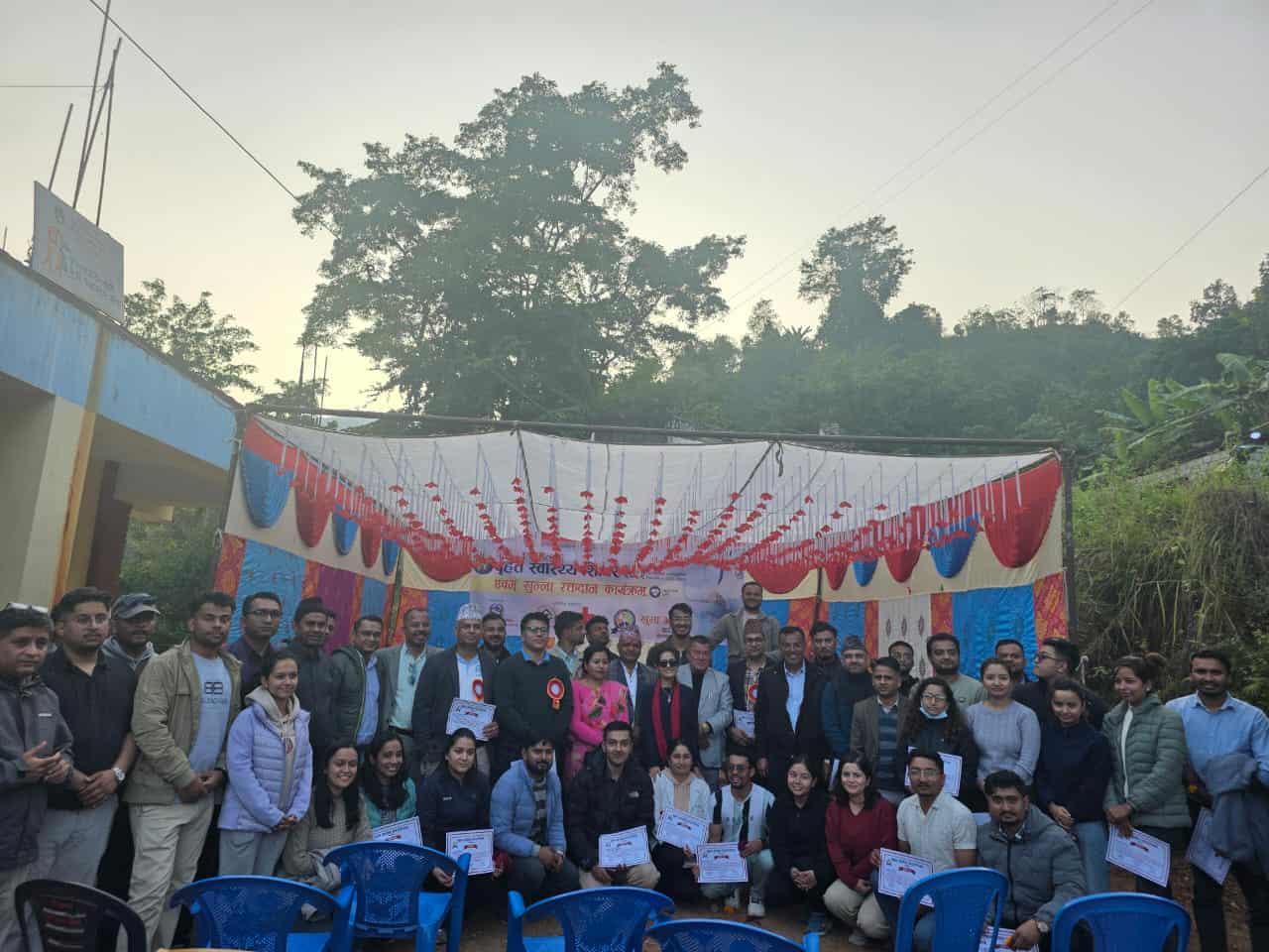 सातौ स्थापना दिवसको अवसरमा खुमा अर्याल फाउन्डेसनले गर्यो बृहत् स्वास्थ्य शिविर, शिविरबाट ७ सय २७ जना लाभान्वित