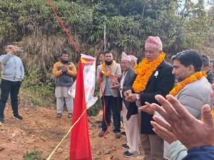 पुतलीबजार ३ को गणेशमान सिंह मार्ग स्तरोन्नति अन्तर्गत शिलान्यास
